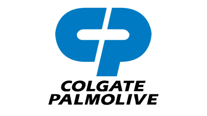 Colgate Palmolive logo in blue and black